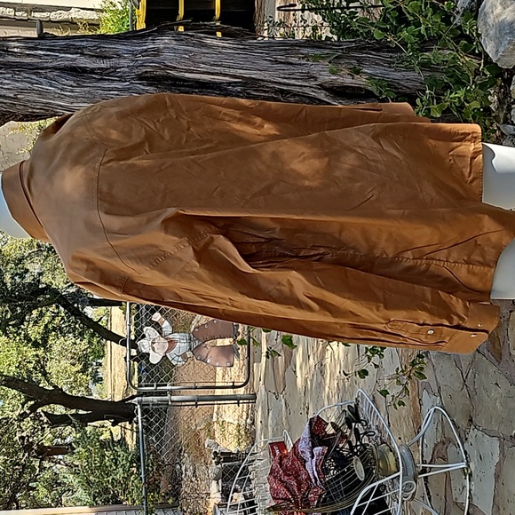 Wyoming Traders XXL FORMER TEXAS RANGERS rust brown cotton Blend pearl snaps - Picture 6 of 11